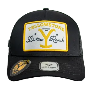 YELLOWSTONE COWBOY TRUCKER HAT RANCH & CORRAL AUTHENTIC -YW12