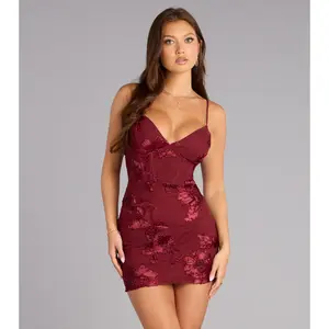 Korrie Floral Soutache Mini Dress