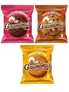 Grandma’s Soft Baked Cookies Variety Pack | Chocolate Chip, Chocolate Brownie & Peanut Butter | NYC Bodega Cookies | Single, 6 Pack or 9 Pack | Variety Flavor Option – NY Snack Pantry
