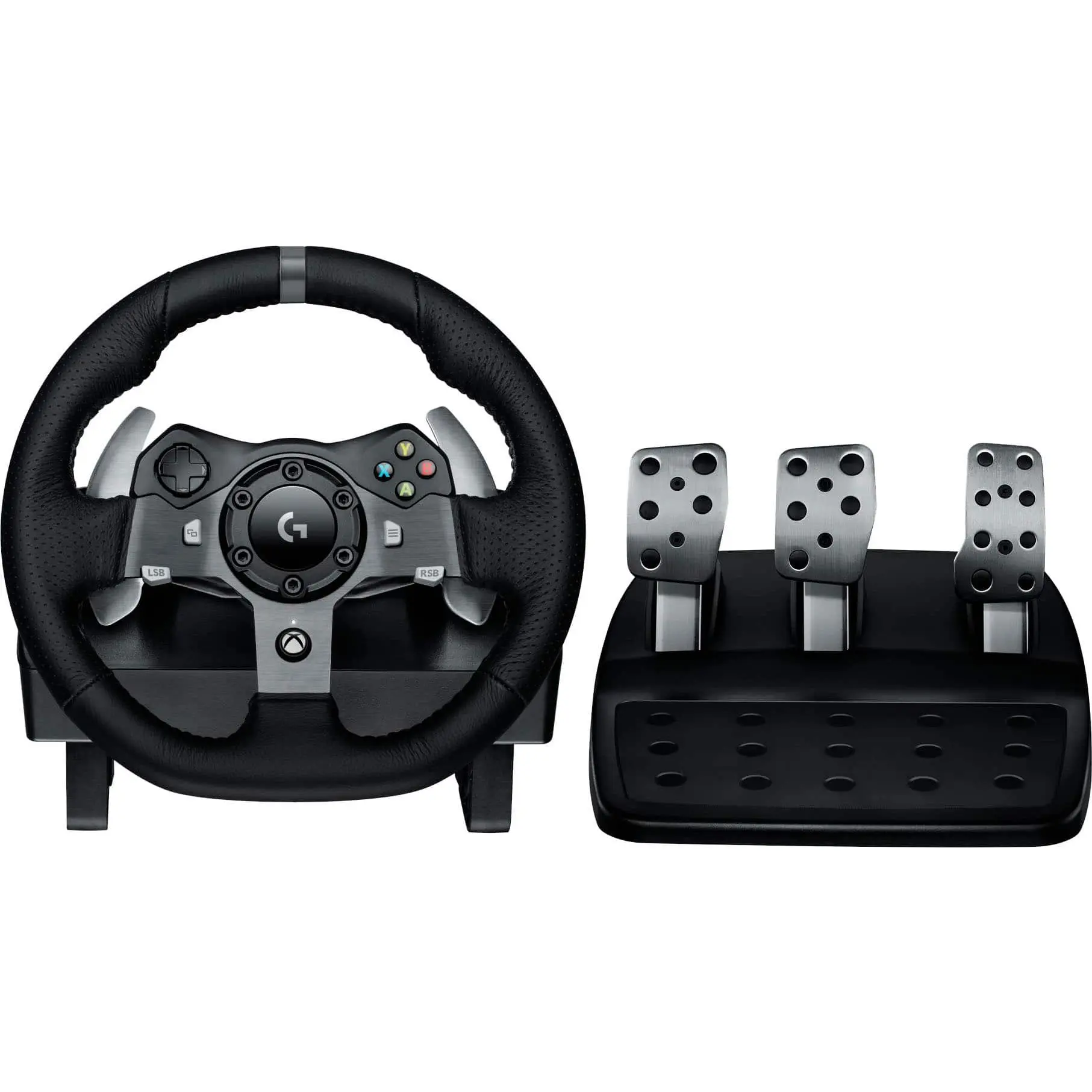 Logitech - G920 Driving Force Racing Wheel and Pedals for Xbox Series XS, Xbox One, Windows & Mac - Black