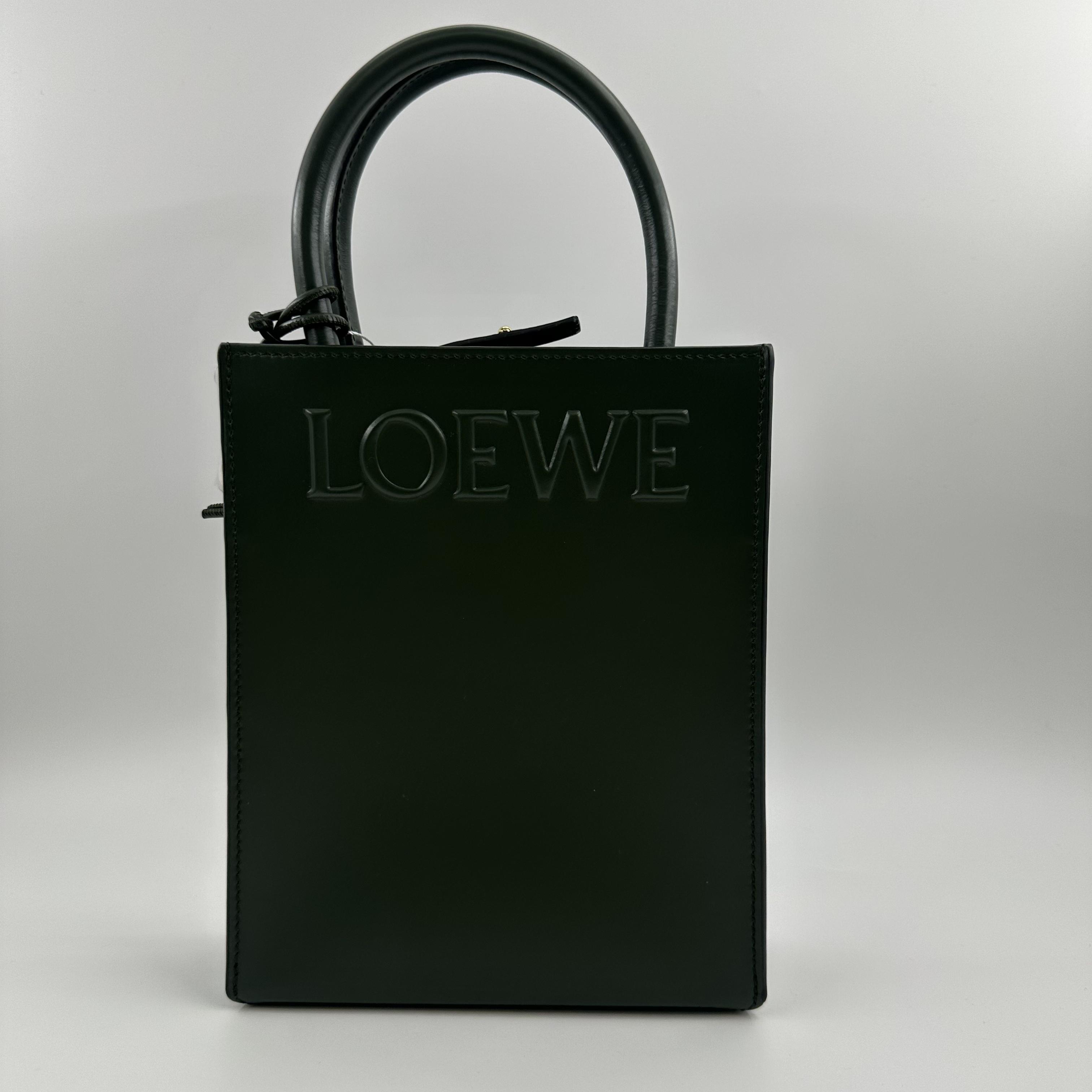 Pre-owned Loewe leather tote handbag