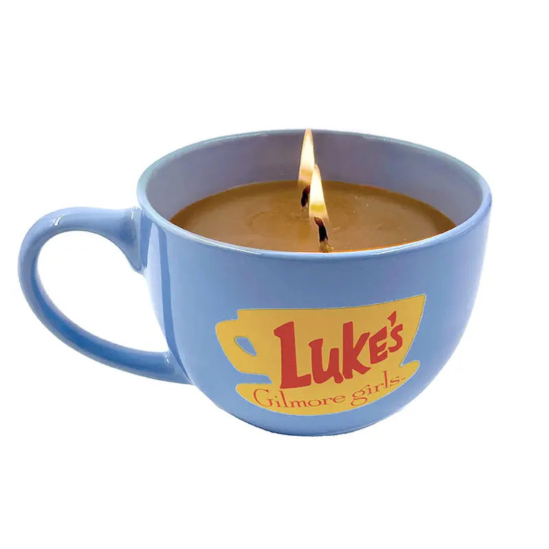 Gilmore Girls Luke's Diner Coffee Cup Candle, Home Decor Decor Piece with Aroma Scent, Wick Candle in Decorative Box, Candle Gift Set