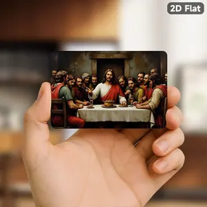 Acrylic and Rubber Soft Magnet, Biblical Last Supper Art, Christian Refrigerator Decor, Durable and Easy to Clean, Church Prayer Room Decoration