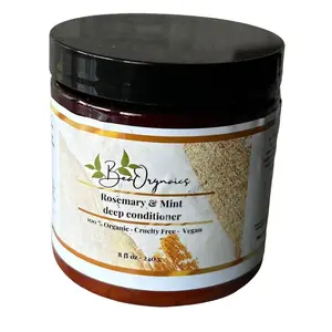 Revive & Replenish: Rosemary Mint Deep Conditioner Haircare Herbal Hyaluronic Hydrate Olive Oil Pumpkin Restore