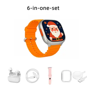 Smart Watch Gift Set – Sports Modes, Touch Screen, APP Alerts, Call & Message Reminder, Compatible with iPhone & Android – All-in-One Wearable Smart Bracelet Package