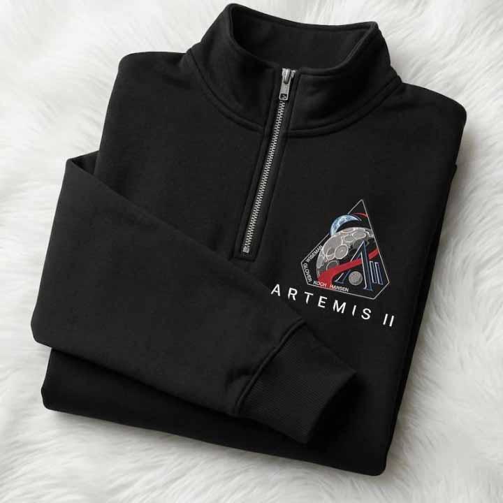 NASA Artemis 2 Mission Logo Print Quarter Zip Sweatshirt – Pullover , NASA Sweatshirt ,Retrun To The Moon Hoodie, Artemis II Rocket Launch Shirt , Artemis 2 Journey Around the Moon Tee, Space Exploration Shirt, Moon Mission Fan Gift NASA Artemis 2 Mission Logo Print Quarter Zip Sweatshirt – Pullover , NASA Sweatshirt ,Retrun To The Moon Hoodie, Artemis II Rocket Launch Shirt , Artemis 2 Journey Around the Moon Tee, Space Exploration Shirt, Moon Mission Fan Gift