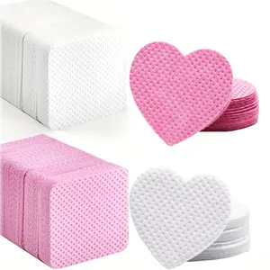 Lint Free Nail Wipes 100pcs Nail Polish Remover Pads Soft Absorbable Eyelash Extension Glue Cleansing Cleaning Wipes Manicure Nail Care