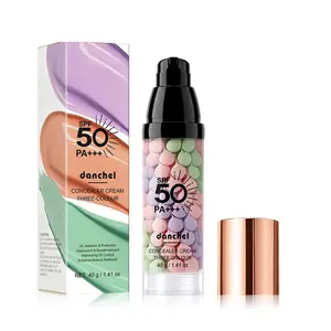 Three-Color Protective Primer, Makeup Base Concealer, Moisturizing Hydrating Nourishing, Natural Clear Finish, Single Pack, Facial Primer