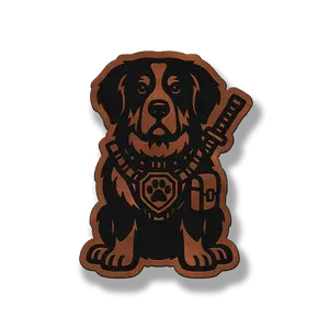 Tactical Bernese Mountain Dog Patch – Leatherette Morale Patch