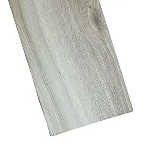 Silver Luster Satin Veil SPC Flooring Sample | 100% Waterproof, 7mm Thick, 20 Mil Wear Layer, EIR Texture, Click Install, Pale Grey and Cream Oak Finish