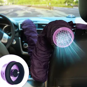 2nd Gen Hook Design Car Ac Vent Extender for Baby Kid Pet, Cool Air Conditioning Hose with Greater Airflow, More Secure Connections, Broader Compatibility,Ac Tube for Back/Third-Row Seat