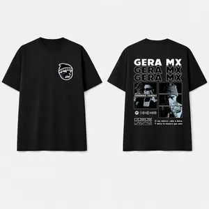 Rapper GERA MX Tour Album 2026 Graphic T-shirt Men Women Hip-hop Fashion T-shirts Loose Casual Cotton Gothic Punk T-shirts MEDIA 9AF NED