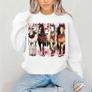 Wild Horses couldn’t keep me away Crewneck Sweatshirt Gildan Everyday Style Super Soft Unisex Fit Streetwear Graphic Top warm Christmas Gift for her Womenswear Casual Printed Long Sleeve