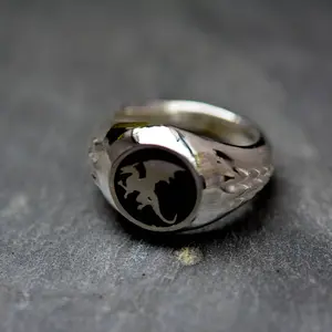 Silver Dragon Ring