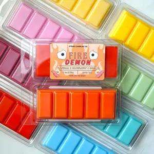 Fire Demon Wax Melt | Howl's Castle Anime Wax Melt | Vanilla, Hazelnut & Sugar 2 oz Vegan Snap Bar