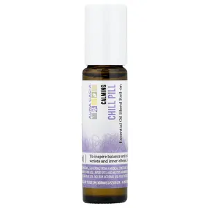 Aura Cacia Essential Oil Blend, Roll-On, Chill Pill, 0.31 fl oz (9.2 ml)