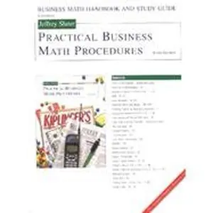 USED-Practical Business Math Procedures, 6th Edition by Jeffrey Slater (Paperback)