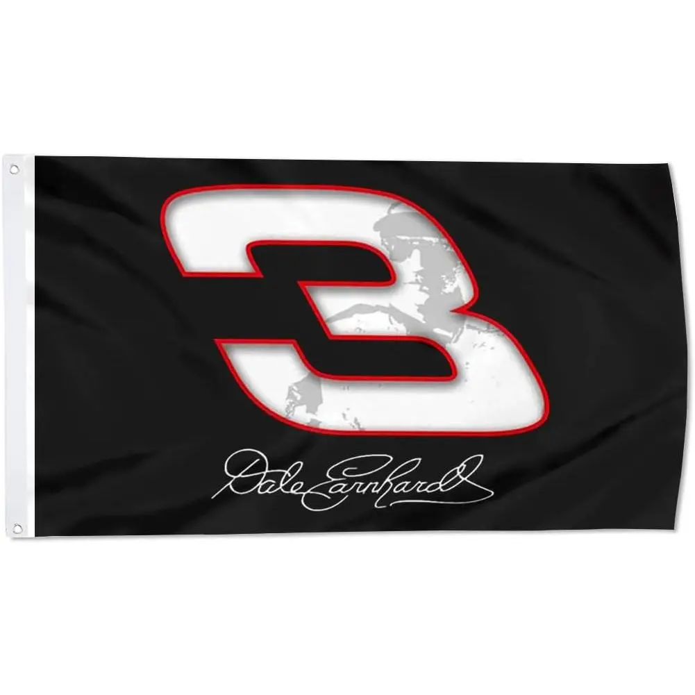 Dale Earnhardt Sr The Intimidator Rectangular Flag Banner, Double-Stitched Polyester with Grommets, Machine Washable Home Decor Tapestry, Banners & Flags for Room Indoor Outdoor Decoration Gift tiktokshopbacktoschool