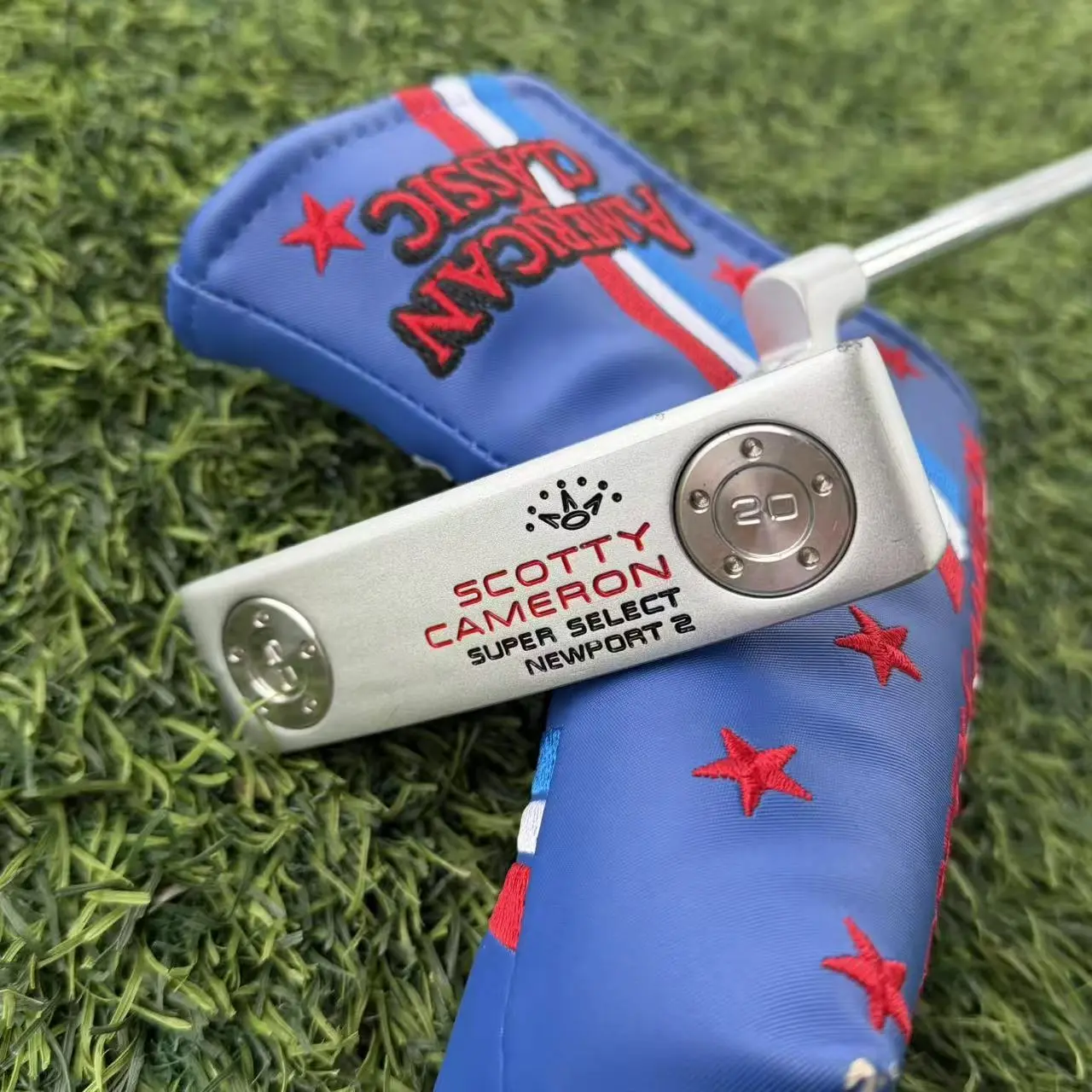 Cameron Super Select Newport 2 Golf Putter, Milled Stainless Steel Blade Club, Adjustable Weight System, Premium Feel & Accuracy