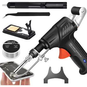 Ayyecoeeye Welder Five-Piece Set, Versatile Internally Heated Industrial Laser Welding Tools, 3 In 1 Rust Removal/Cutting/Welding with Spare Tin Wire