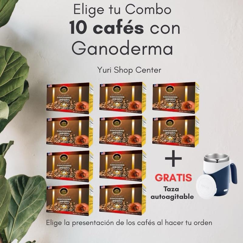 Yuri Shop Center Eternal Spirit Beauty Ganoderma Instant Coffee 4in1 Asian Beverage Sugar Flavor Natural Bean Light Roast with Reishi Mushroom Energy Boost