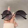 Women's Fashion Round Frame Glasses, Stylish New Design Eyewear for Parties & Daily Use, Elegant Simple Decorative Frames, Trendy Casual Frames, Round Frame Eyeglasses, Round Face Eyewear, Fashionable Frames Glasses