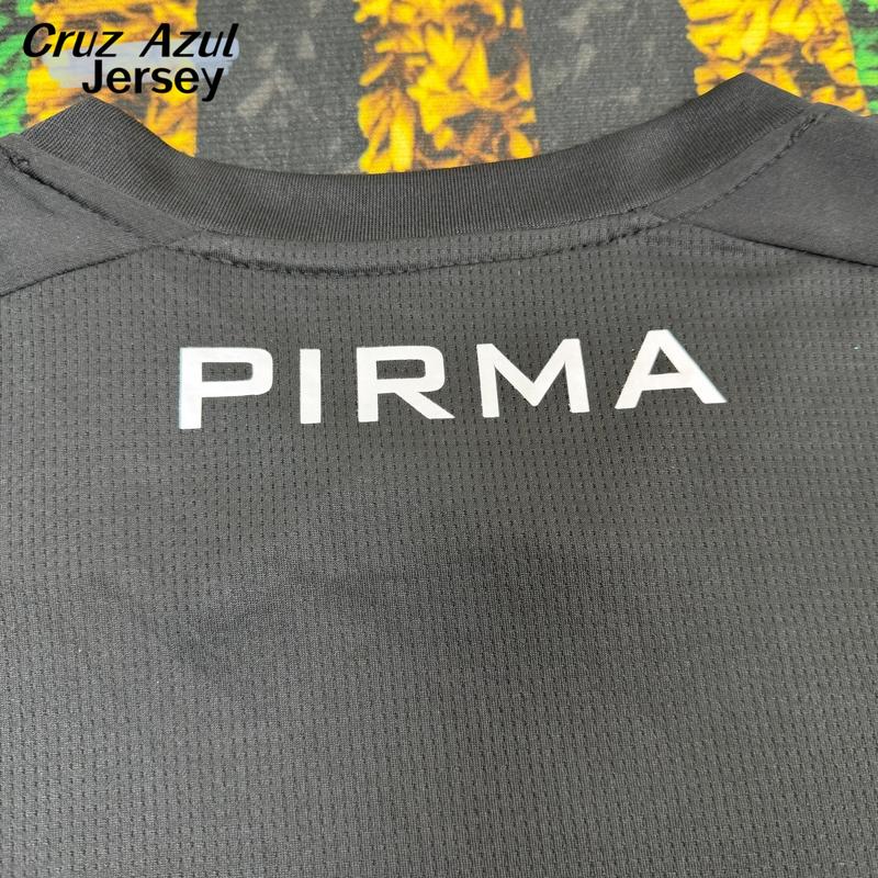 2526 Mexico League  Cruz Azul Away Black Long Sleeve Top Soccer Jerseys LIGAMX Fan Edition