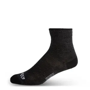 Minu33 - Microweight Merino Wool Mini Crew Mountain Heritage Socks - Breathable, Moisture Wicking, Anti-Microbial Made in USA!