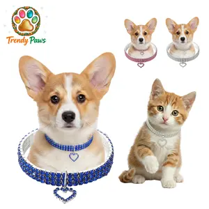 Stretch Heart Pet Collar - Adjustable Elastic Kitty Necklace with Multi-Color Options, Cute & Playful Accessory for Small Dogs and Cats, Perfect for Parties and Gatherings