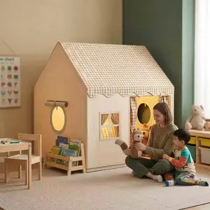 Style Tent, Boy Girl Bedroom Decor Toy House, Indoor Playhouse, Portable Play Area, Sleepover Secret Base, Role Play Game House, Portable Installation, Birthday Gift