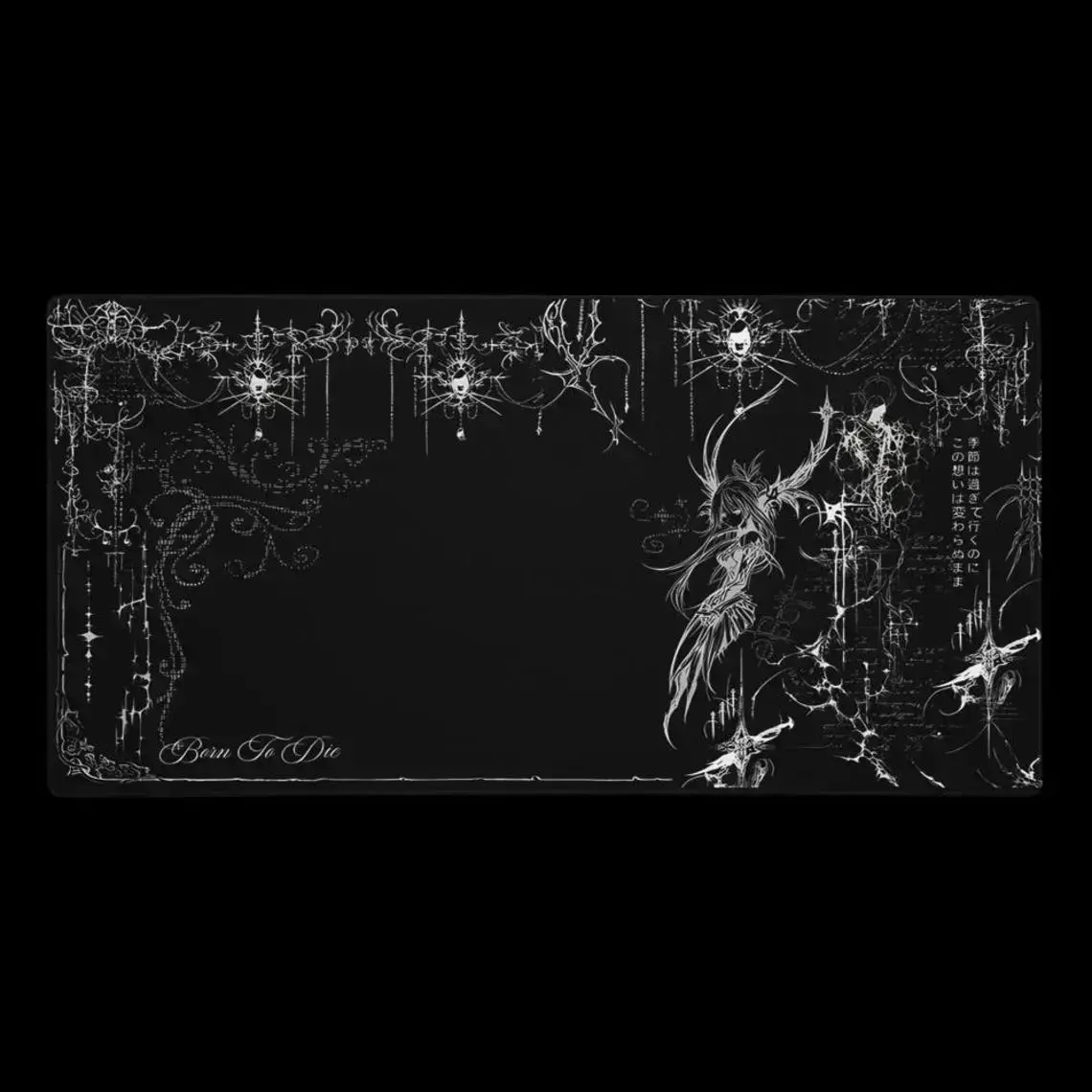 Cybersigilism Gaming Mouse Pad – Dark Cyber Sigil Desk Mat, XL Non‑Slip Mousepad