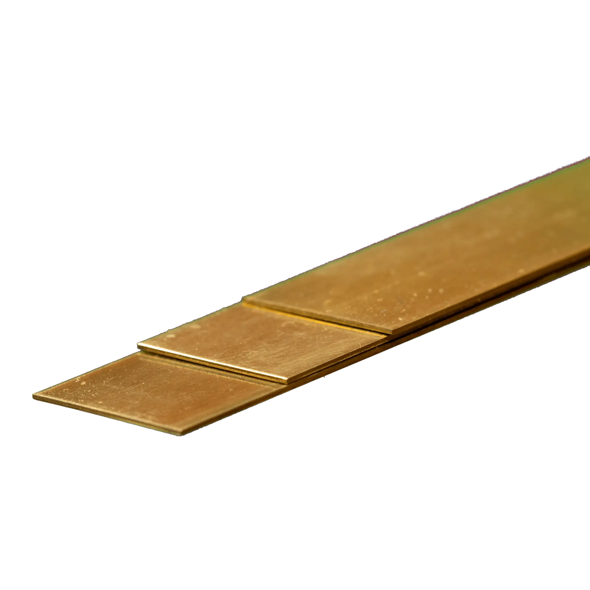 Brass Strip: 0.5mm Thick x 18mm Wide x 300mm Long (3 Pieces)