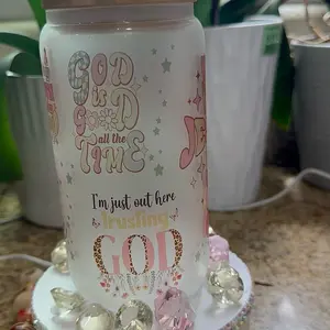 Promises 16oz glass can cup