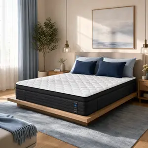 Flash Sale 10'12'14 inch Gel Memory Foam Mattress in a Box, Memory Foam Individual Pocket Independent Springs Mattress,Medium Firm,high quality mattress,  Breathable and Ergonomic Design,  Back Relief Edge Support,DealsforYouDays SummerWins thememorialday