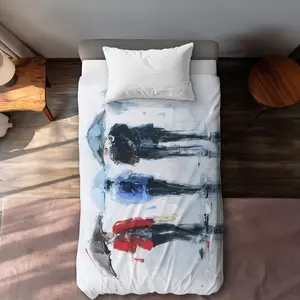 360 stand Decorative Twin Size Extra Long Duvet Cover - Spring Shower Themed, Breathable Microfiber-Faced Fabric, Women's Home Textile Bedding Accessory for Twin Size Beds, Decorative Duvet Cover, Extra-Long Duvet Covers, Graphic Duvet Covers