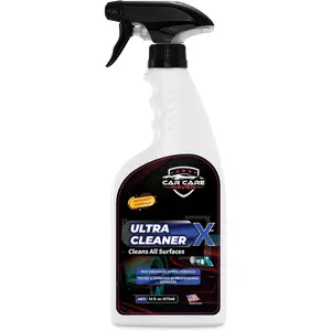 Ultra Cleaner X (16oz)-All Purpose Multi-Surface Interior, Exterior Cleaner for Upholstery, Leather Seat, Dashboard, Plastic Seats Trim, Vinyl, Cloth, Rubber, Carpet, Headliner & More!