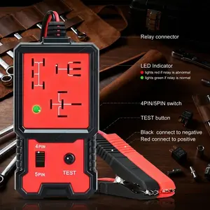 12V/24V Automotive Relay Test Tool 2026 - Quick Diagnostic Relay Checker for 4 & 5 Pin - Essential Car Repair Tool and Father's Day Gift for Men, Summer Car Relay Tester Tool, Code Reader and Scanner Tool,Diagnostic and measurement tools