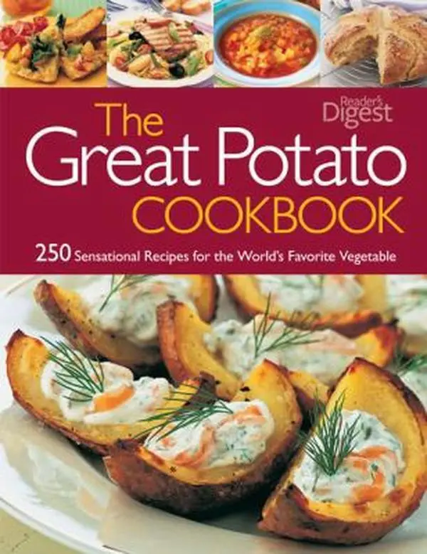 Used Hard Cover Book - The Great Potato Cookbook by Editors of Reader's Digest (English) - Home Cooking Guide with Handy Hints, 320 Pages, 3.37 lbs