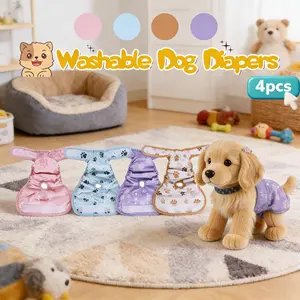 Reusable Washable Dog Diapers for Female Dogs, High Absorbency, Multiple Sizes Available, Leakproof Puppy Nappies, Menstrual Period Use，No more stains，Comfort Fit#Female Dog Diapers#Dog Diape#Pet Diapers#Dog Period Panties