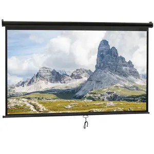 SEGAWE 100" 16: 9 Projector Screen Auto Lock 160° View Angle 4K HD Portable Wall-Mount Screen, 100-in/ 118.8in SEGAWE 100" 16: 9 Projector Screen Auto Lock 160° View Angle 4K HD Portable Wall-Mount Screen, 100-in/ 118.8in