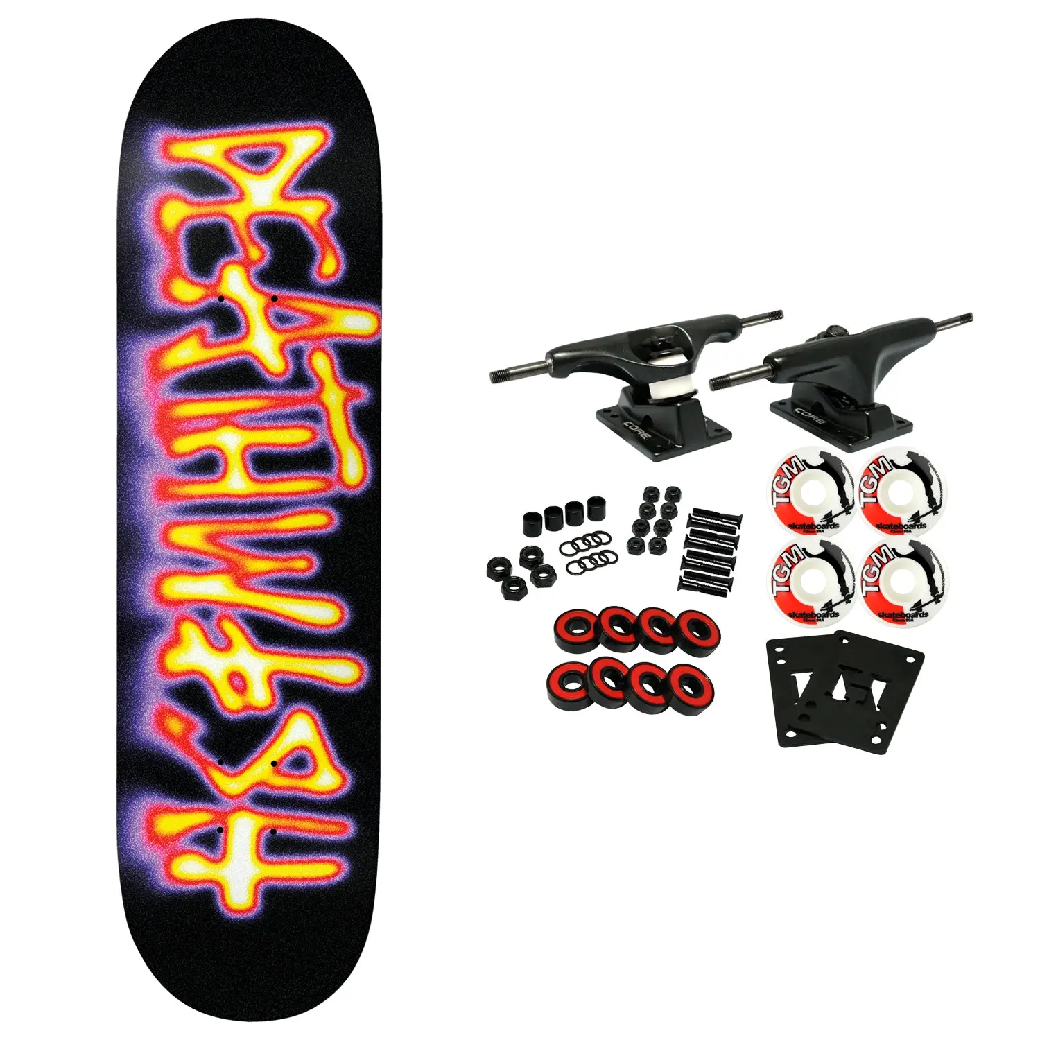 Deathwish Skateboard Complete Heat 8.25" x 31.5"