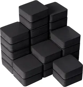Dry Erase Erasers, Eeoyu 40 Pack Magnetic Whiteboard Dry Erasers Chalkboard Cleaner Wiper for Kids and Classroom Teacher Supplies Home and Office, Black
