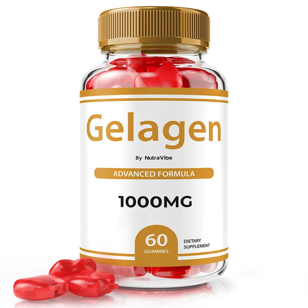 Gelagen - Advanced Formula 1000mg Gummies with Natural Ingredients for Health & Wellness