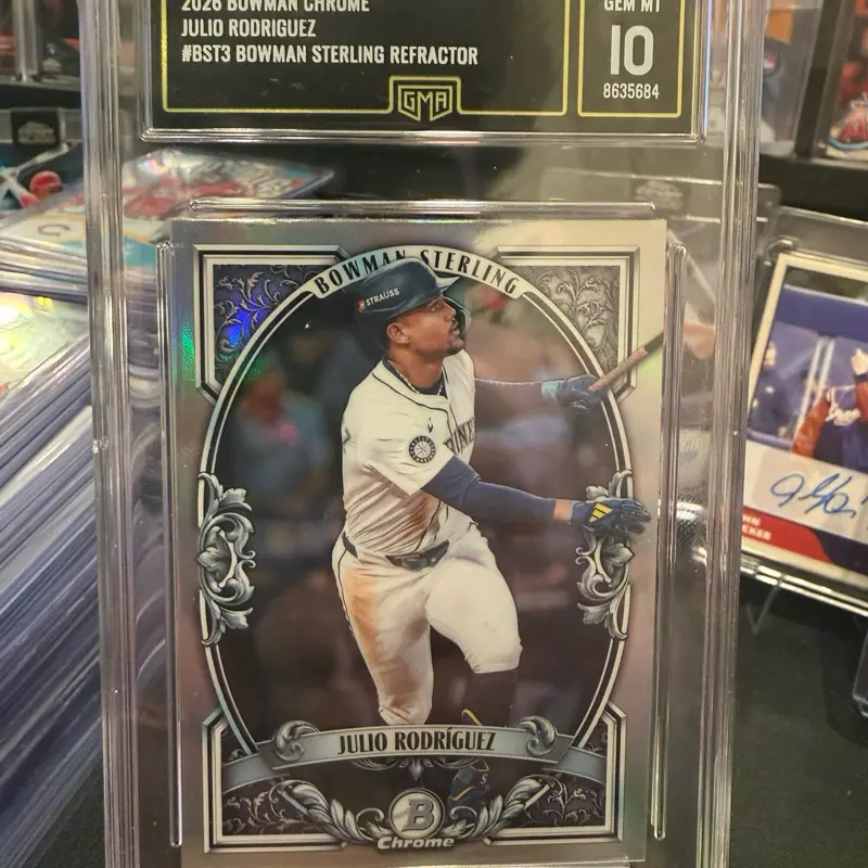 2026 Bowman Chrome Sterling Refractor Julio Rodriguez Gem MT 10