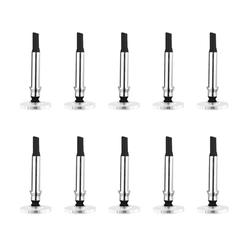 10 Pack Universal Disc Nibs, Transparent Metal-Point Replacement Tips for Capacitive Touchscreen Pen - Drawing & Writing Accessories