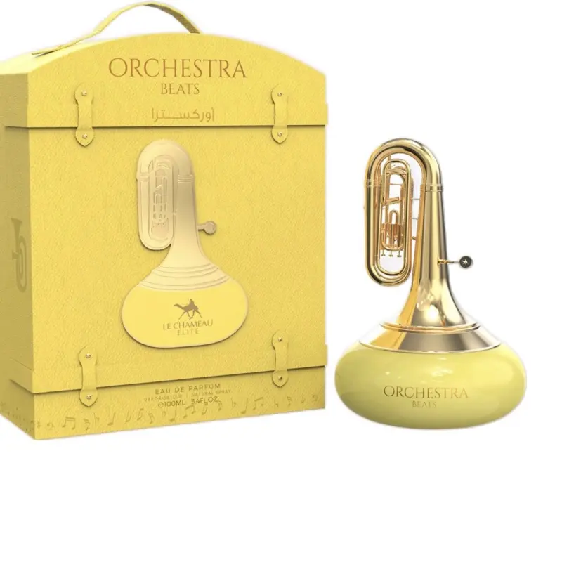 Le Chameau Orchestra Beats Eau de Parfum 3.4oz Made in UAE Elite Edition with Tuba Design