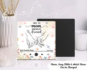First My Mother Forever My Friend, Custom Spotify Song, Personalized Music Fridge Magnet That Can Play Songs, Mother's Day Gift For Mom Grandma