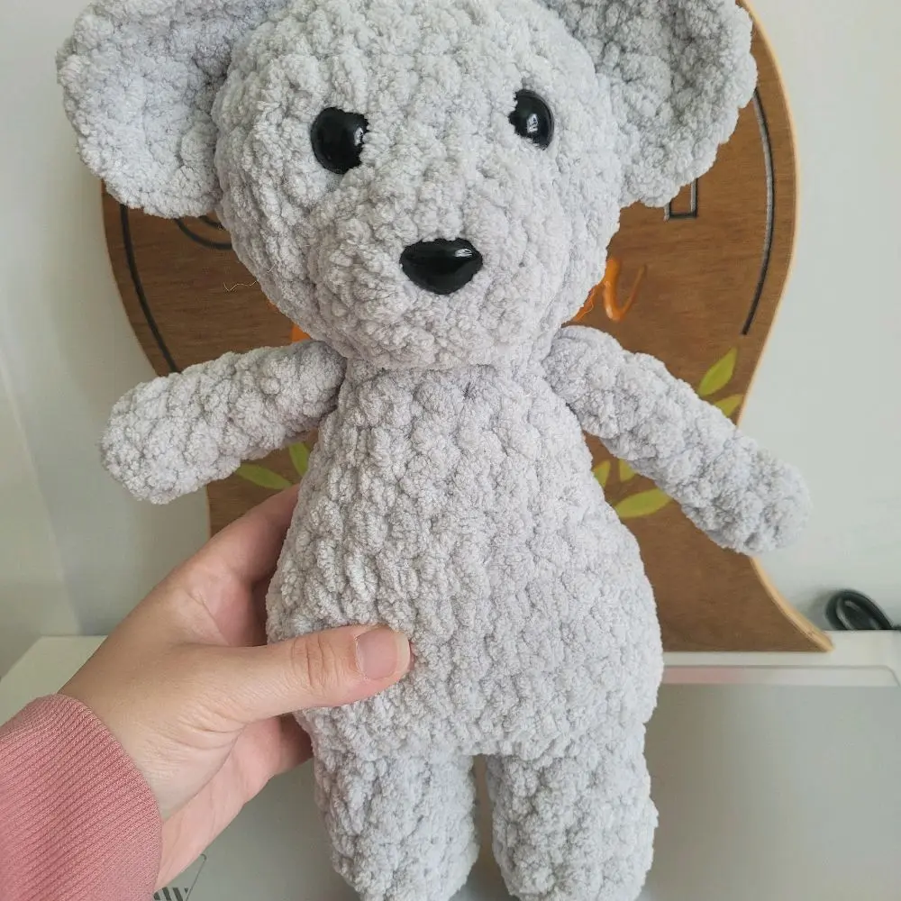 Crochet Teddy Bear Plushie Handmade by Crafty Mama