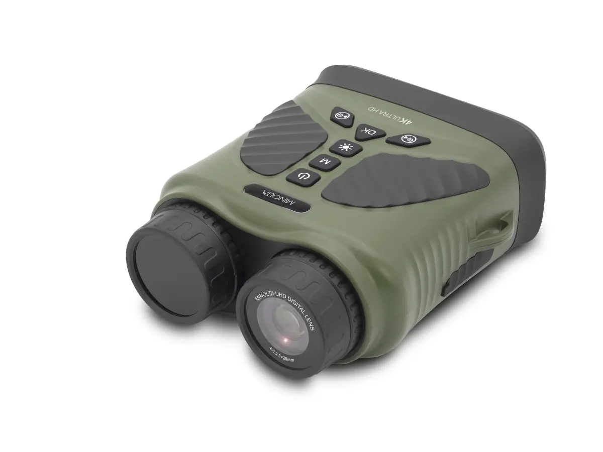MINOLTA MNDM10B-GR Minolta 10X25 4K/48Mp Digital Monocular (Green)