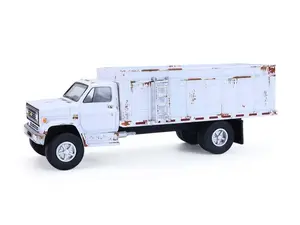 1980 Chevrolet C-70 Grain Truck – White Weathered (S.D. Trucks Series 20) Diecast 1:64 Scale Model - Greenlight 45200A